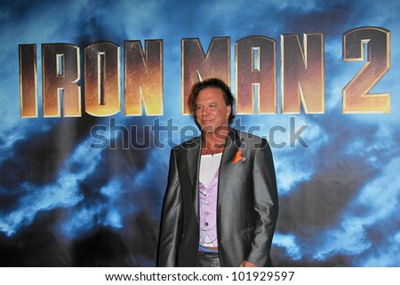 Mickey Rourke at the  \'Iron Man 2\' film Photocall, Four Seasons, Beverly Hills, CA. 04-23-10