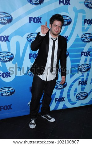 Lee DeWyze  at the American Idol Grand Finale 2010, Nokia Theater, Los Angeles, CA. 05-26-10