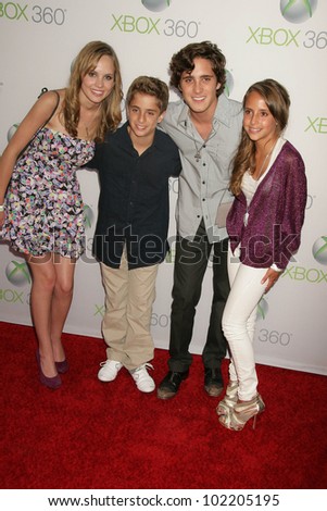 Diego Gonzalez and family at the World Premiere of \