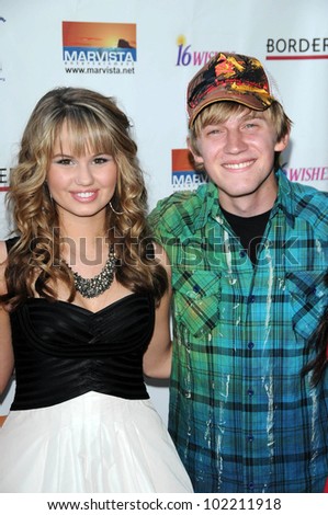 Debby Ryan and Jason Dolley at the \