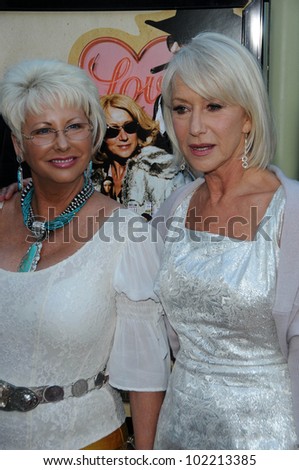 Madam Susan Austin And Helen Mirren At The Madam Susan Austin And Helen Mirren At The