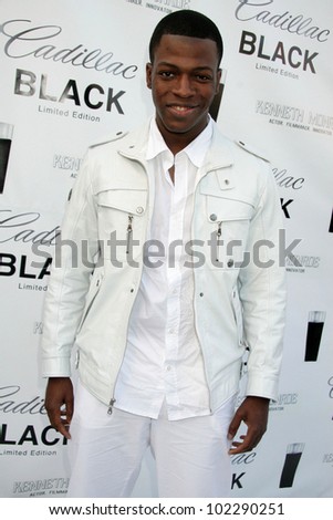 Cedric Sanders at the Cadillac Men\'s Fragrance Celebrity White Party, Style Lounge, Studio City, CA. 06-29-10