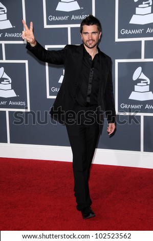 Juanes at the 52nd Annual Grammy Awards - Arrivals, Staples Center, Los Angeles, CA. 01-31-10