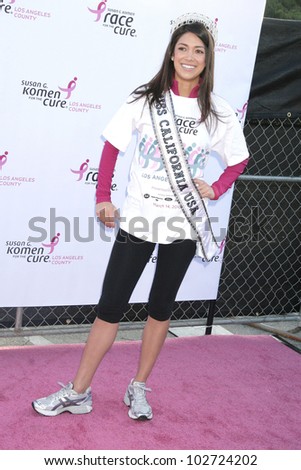 Nicole Johnson at the 14th Annual Susan G. Komen LA County Race for the Cure, Dodger Stadium, Los Angeles, CA. 03-14-10