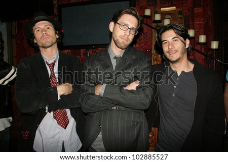 Bret Roberts and James Avallone and James Duval  at the Playback Wrap Party, House of Blues, West Hollywood, CA. 04-04-10