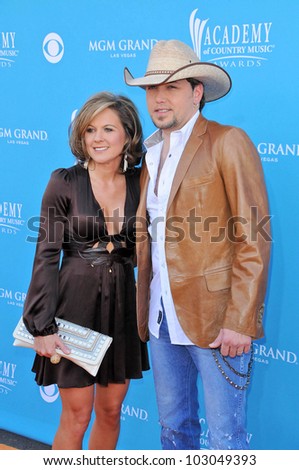 Jason Aldean at the 45th Academy of Country Music Awards Arrivals, MGM Grand Garden Arena, Las Vegas, NV. 04-18-10