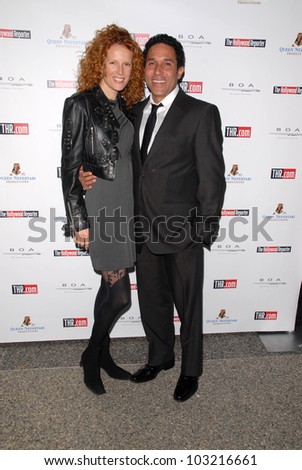 Oscar Nunez and wife at the Hollywood Reporter \