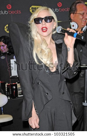 Lady Gaga at a signing for the CD \