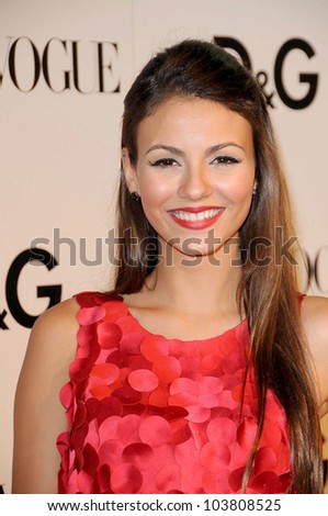 Victoria Justice at the 7th Annual Teen Vogue Young Hollywood Party. Milk Studio, Hollywood, CA. 09-25-09