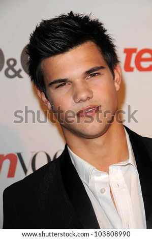 Taylor Lautner at the 7th Annual Teen Vogue Young Hollywood Party. Milk Studio, Hollywood, CA. 09-25-09
