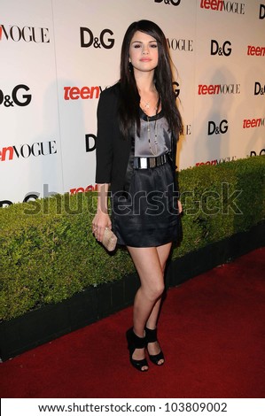 Selena Gomez at the 7th Annual Teen Vogue Young Hollywood Party. Milk Studio, Hollywood, CA. 09-25-09