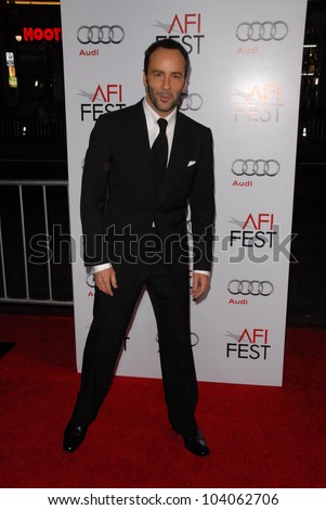 Tom Ford  at the AFI Fest 2009 Closing Night Gala Screening of \