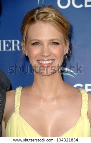 January Jones at the La Mer and Oceana World Oceans Day Gala. Private Residence, Los Angeles, CA. 06-08-09