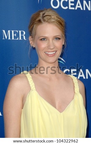 January Jones  at the La Mer and Oceana World Oceans Day Gala. Private Residence, Los Angeles, CA. 06-08-09