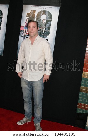 James DeBello at the Los Angeles Sneak Peek Screening of \'Ten Years Later\'. Majestic Crest Theatre, Los Angeles, CA. 07-16-09