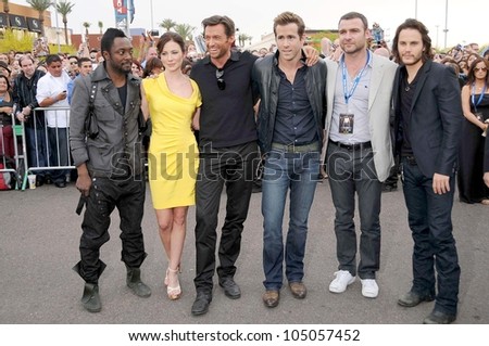 Cast of \'X-Men Origins Wolverine\'  at the United States Premiere of \'X-Men Origins Wolverine\'. Harkins Theatres, Tempe, AZ. 04-27-09