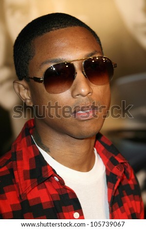 Pharrell Williams  at the Los Angeles Premiere of \'Fast and Furious\'. Gibson Amphitheatre, Universal City, CA. 03-12-09