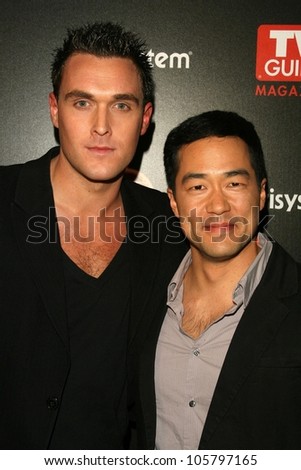 Owain Yeoman and Tim Kang  at TV Guide Magazine's Sexiest Stars Party. Sunset Tower Hotel, Los Angeles, CA. 03-24-09