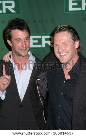 Noah Wyle and Donal Logue  at the Party Celebrating the series finale of the television show \'ER\'. Social Hollywood, Hollywood, CA. 03-28-09