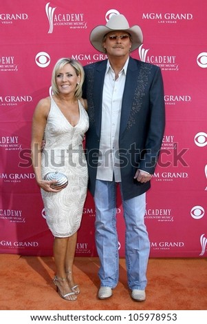 Alan Jackson and wife Denise at the 44th Annual Academy of Country Music Awards. MGM Grand Garden Arena, Las Vegas, NV. 04-05-09