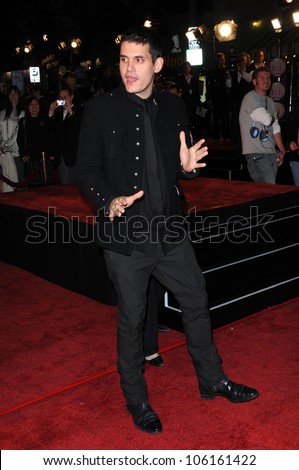 John Mayer   at Los Angeles Premiere of \'Marley and Me\'. Mann Village Theater, Los Angeles, CA. 12-11-08