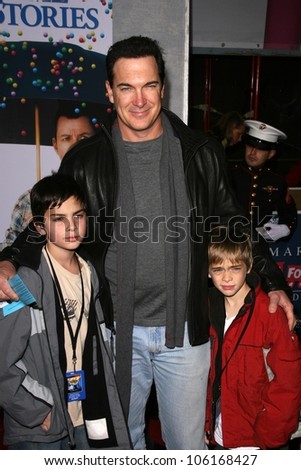 Patrick Warburton and family   at the Los Angeles Premiere of 'Bedtime Stories'. El Capitan Theatre, Hollywood, CA. 12-18-08