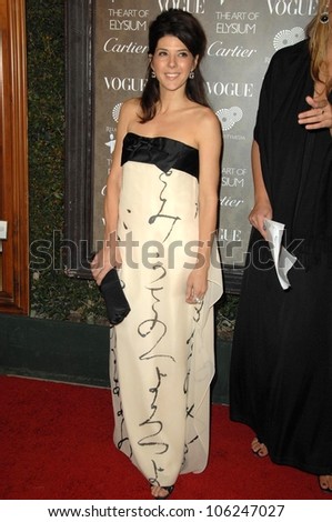 Marisa Tomei  at the 2nd Annual Art of Elysium Black Tie Charity Gala \'Heaven\'. The Vibiana, Los Angeles, CA. 01-10-09
