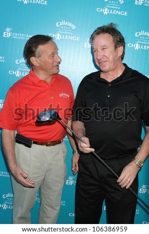 George Fellows and Tim Allen at the Callaway Golf Foundation Challenge Benefiting Entertainment Industry Foundation Cancer Research Programs. Riviera Country Club, Pacific Palisades, CA. 02-02-09