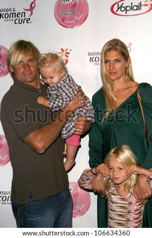 Laird John Hamilton and Gabrielle Reece at the concert to promote the 10th Anniversary of Yoplait\'s Save Lids To Save Lives Program. The Wiltern Theatre, Los Angeles, CA. 10-10-08