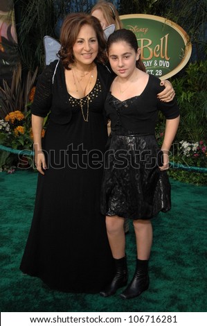 Kathy Najimy and daughter Samia  at the Premiere Screening of Disney\'s \'Tinker Bell\' DVD. El Capitan Theatre, Hollywood, CA. 10-19-08