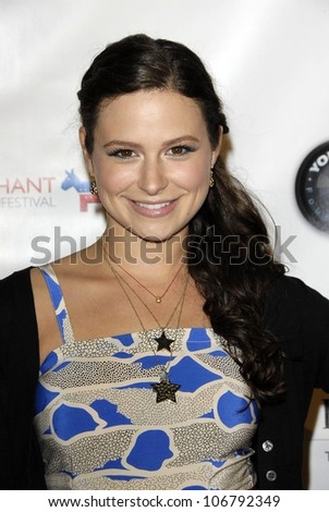 Katie Lowes  at the 2008 Donkaphant Film Festival, Skirball Cultural Center, Los Angeles, CA. 10-29-08