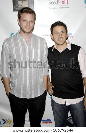 Todd Strauss-Schulson and Ken Franchi  at the 2008 Donkaphant Film Festival, Skirball Cultural Center, Los Angeles, CA. 10-29-08