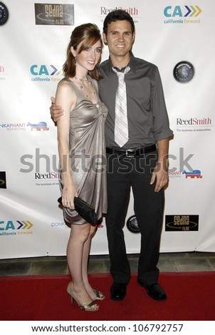 Katy Nida and Carlos Stevens  at the 2008 Donkaphant Film Festival, Skirball Cultural Center, Los Angeles, CA. 10-29-08