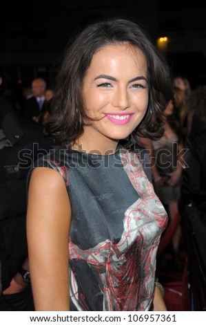 Camilla Belle  at the Los Angeles Premiere of \'Twilight\'. Mann Village, Westwood, CA. 11-17-08