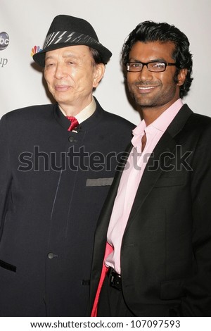 James Hong and Sendhil Ramamurthy   at the Coalition of Asian Pacifics in Entertainment Gala. Cafe La Boheme, West Hollywood, CA. 12-02-08