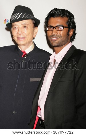 James Hong and Sendhil Ramamurthy   at the Coalition of Asian Pacifics in Entertainment Gala. Cafe La Boheme, West Hollywood, CA. 12-02-08