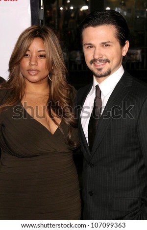 Freddy Rodriguez and wife  at the Los Angeles Premiere of \'Nothing Like The Holidays\'. Grauman\'s Chinese Theater, Hollywood, CA. 12-03-08
