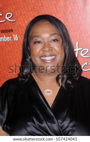 Shonda Rhimes  at the Private Practice: The First Season - Extended Edition DVD Launch Event. Roosevelt Hotel, Hollywood, CA. 09-02-08