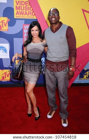 Mayra Veronica and David Banner  at the 2008 MTV Video Music Awards. Paramount Pictures Studios, Los Angeles, CA. 09-07-08