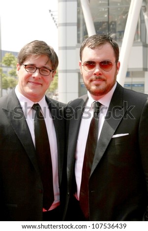 Rich Sommer and Michael Gladis   At the 60th Primetime Creative Arts Emmy Awards Red Carpet. Nokia Live Theater, Los Angeles, CA. 09-13-08
