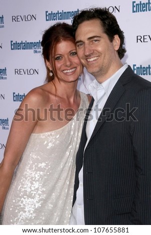 Debra Messing and Daniel Zelman  at Entertainment Weekly\'s 6th Annual Pre-Emmy Party. Beverly Hills Post Office, Beverly Hills, CA. 09-20-08