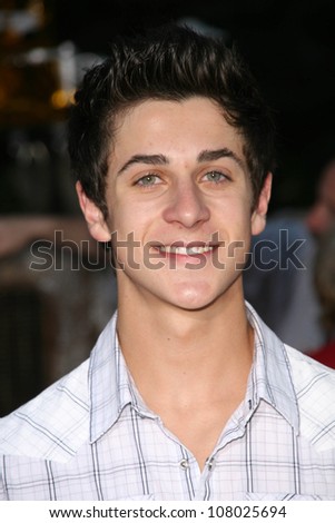 David Henrie at the World Premiere of \