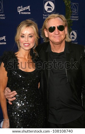 Joe Walsh And Wife Juanita At The Grammy Foundation'S Starry Night Gala ...