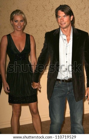 Rebecca Romijn and Jerry O\'Connell at the 2007 ABC All Star Party. Beverly Hilton Hotel, Beverly Hills, CA. 07-26-07