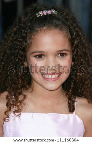 Madison Pettis at the world premiere of 