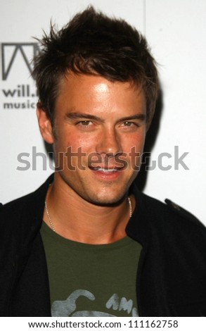 Josh Duhamel at the record release party for Will I Am\'s solo album \