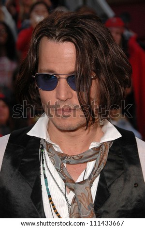 Johnny Depp at the World Premiere of \