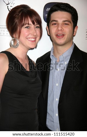 Marcy Kelly And Samm Levine At The Academy Of Television Arts And ...