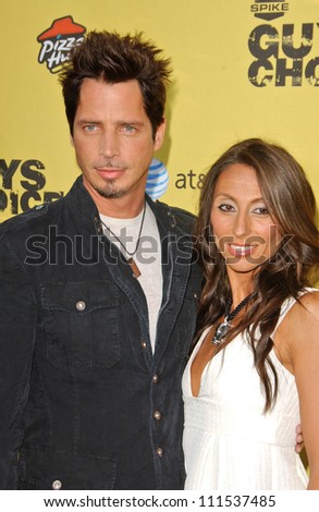 Chris Cornell and wife Vicky at Spike TV\'s \