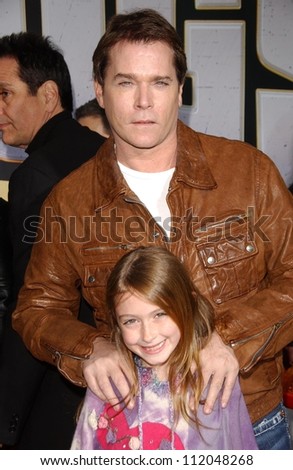 Ray Liotta and daughter at the world premiere of \